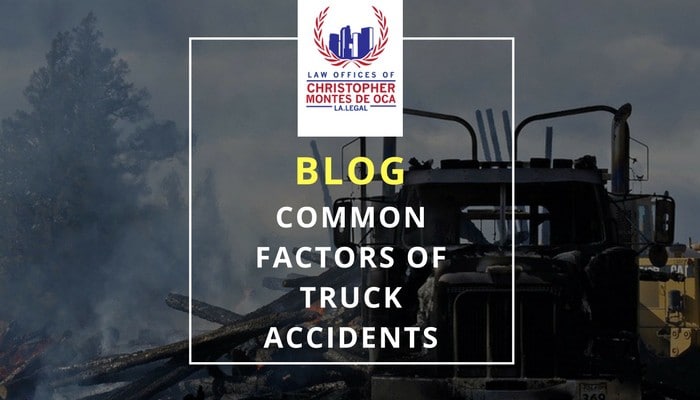 Common Factors of Trucks Accidnet