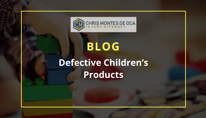 defective children’s products